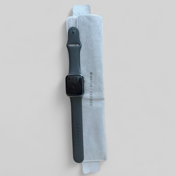 Apple watch Hermes S7 GPS+Cellular 44 mm Silver Stainless Steel NEW gray brand main image 7